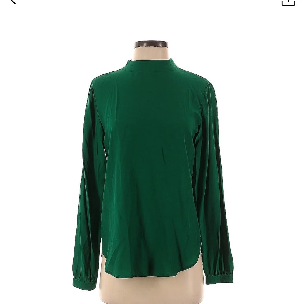 Loft Green Women's Long Sleeve Top size L